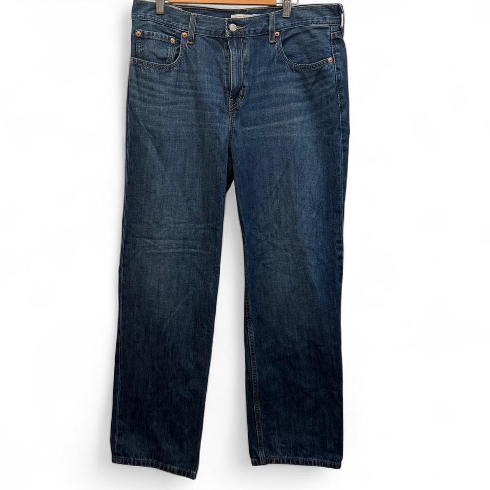 Levis Low Pro Straight Jeans Womens 31 Medium Wash Blue 90s Y2K A09640034